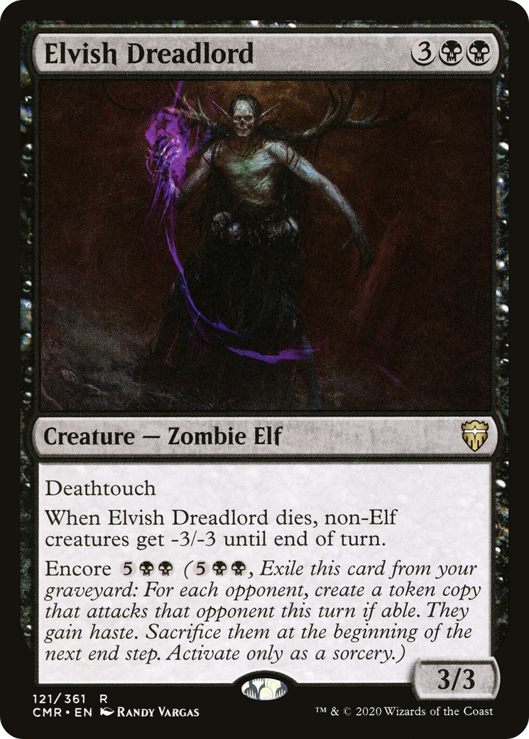 Elvish Dreadlord (CMR-121) - Commander Legends Foil