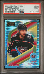 2023-24 O-Pee-Chee Platinum Retro Blue Pulsar #R80 Adam Fantilli #060/100 PSA 9 (Rookie) | Eastridge Sports Cards