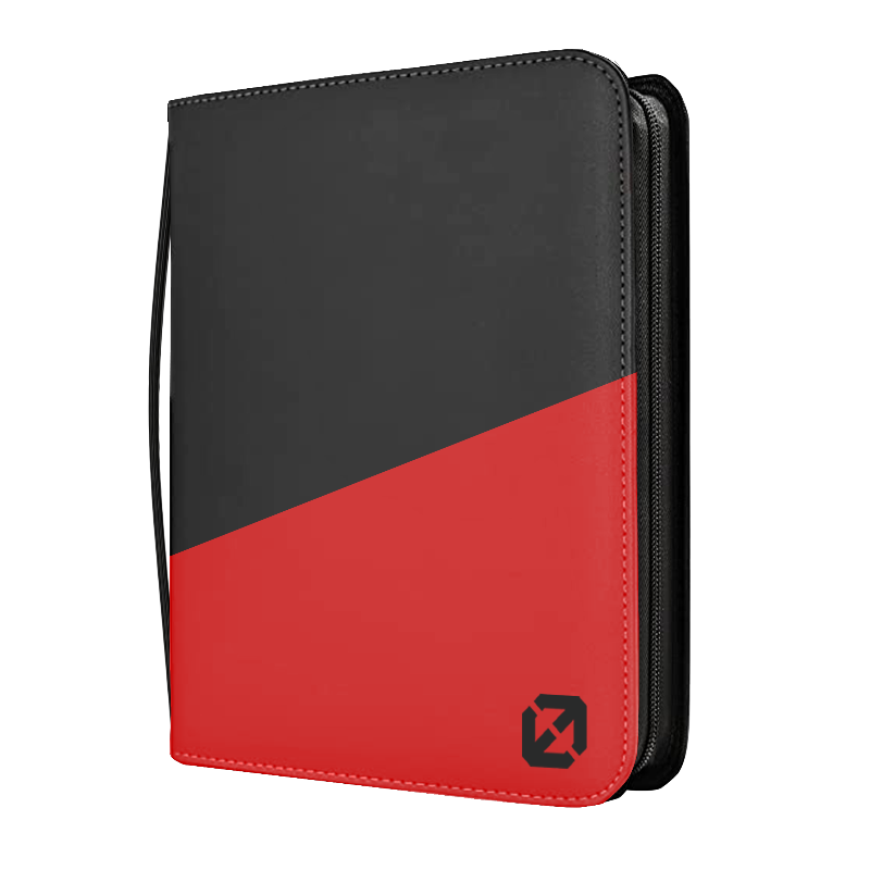 EVORETRO Toploader Album (3x3 216 card holder) - Black-Red | Eastridge Sports Cards