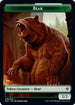 Bear // Food (015) Double-Sided Token (ELD-8 // 15) - Throne of Eldraine Foil