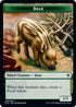 Boar // Food (015) Double-Sided Token (ELD-9 // 15) - Throne of Eldraine Foil