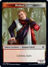 Human Cleric // Food (016) Double-Sided Token (ELD-11 // 16) - Throne of Eldraine Foil