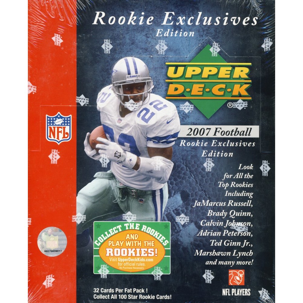 2007 Upper Deck Rookie Exclusives Football Fat Pack Box