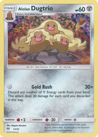 Alolan Dugtrio (11/12) Holofoil [McDonalds Promos 2019] - Promo