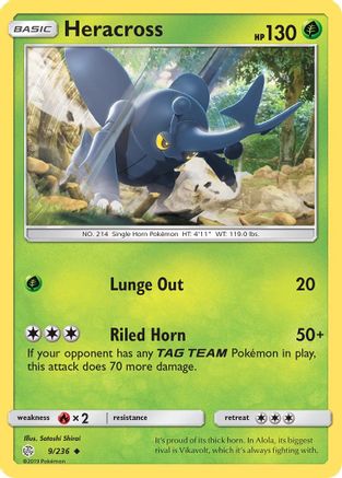 Heracross (009/236) [Cosmic Eclipse] - Uncommon