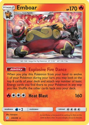 Emboar (033/236) [Cosmic Eclipse] - Rare