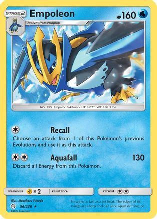 Empoleon (056/236) Reverse Holofoil [Cosmic Eclipse] - Rare