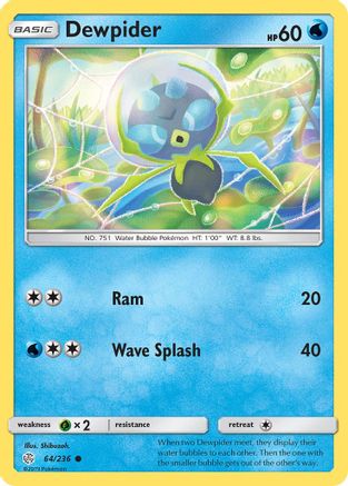 Dewpider (64/236) [Cosmic Eclipse] - Common