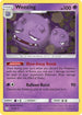 Weezing 077  - Reverse Holofoil SM  Cosmic Eclipse - Rare