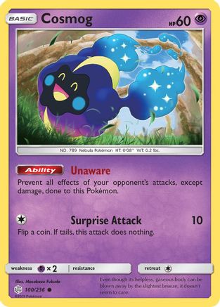Cosmog (100/236) Reverse Holofoil [Cosmic Eclipse] - Common