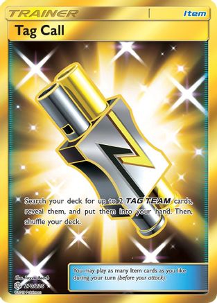 Tag Call (Secret) (270/236) Holofoil [Cosmic Eclipse] - Secret Rare