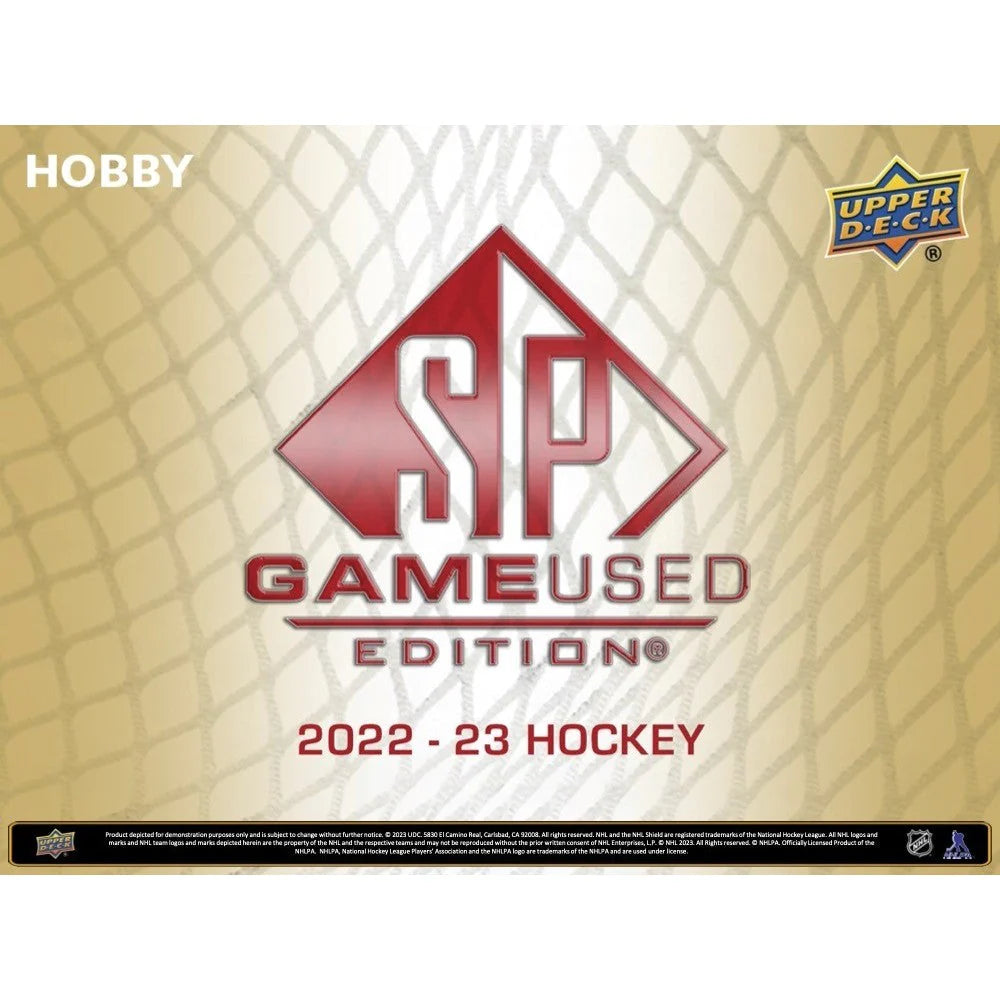 2022-23 Upper Deck SP Game Used Hockey Hobby Case