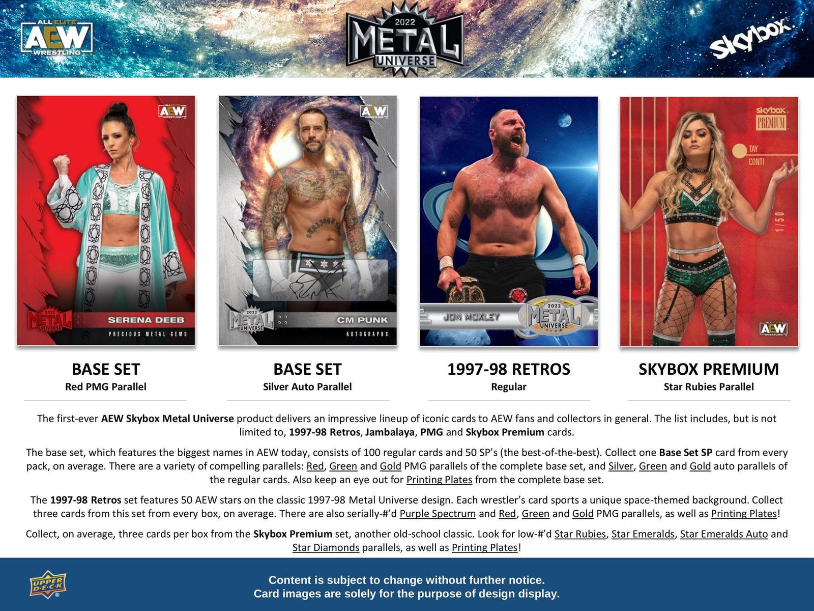 2022 Upper Deck Metal Universe AEW Hobby Pack
