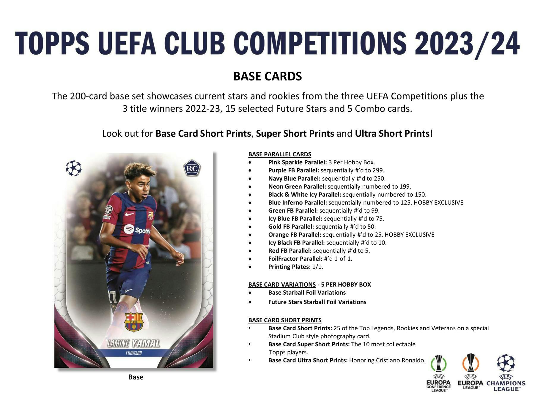2023-24 Topps UEFA Club Competitions Soccer Hobby Pack | Eastridge Sports Cards