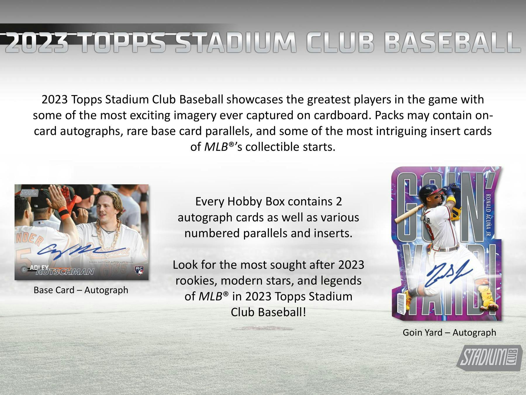 2023 Topps Stadium Club Baseball Hobby Pack | Eastridge Sports Cards