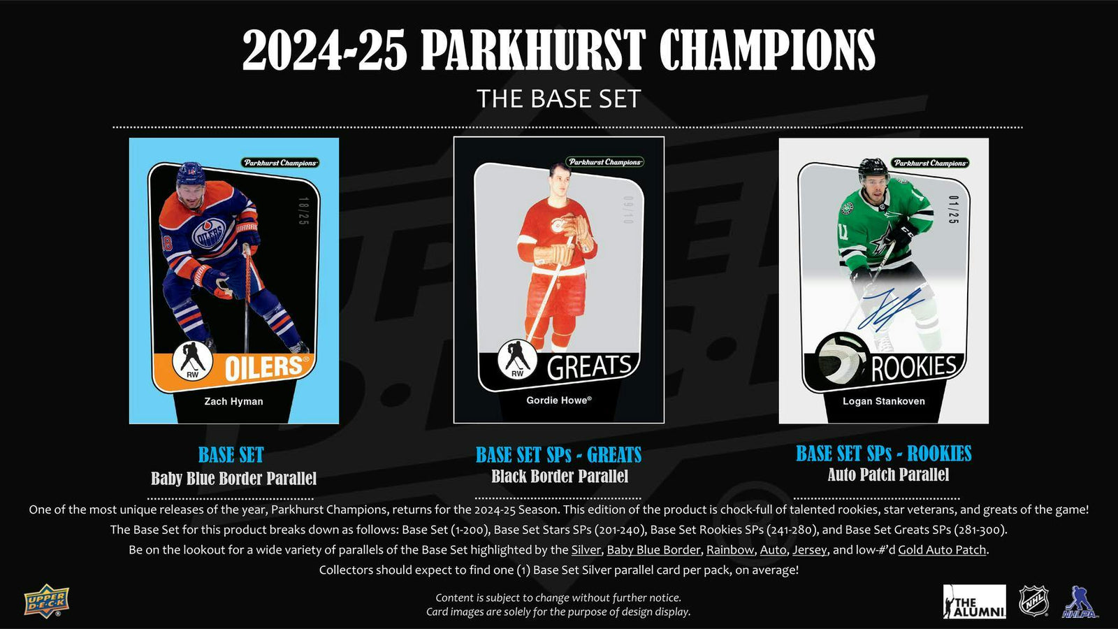 2024-25 Upper Deck Parkhurst Champions Hobby Pack