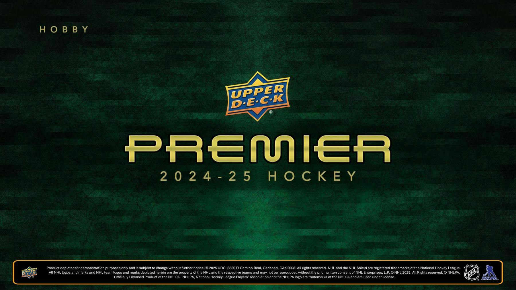 2024-25 Upper Deck Premier Hockey Hobby Case (10ct)
