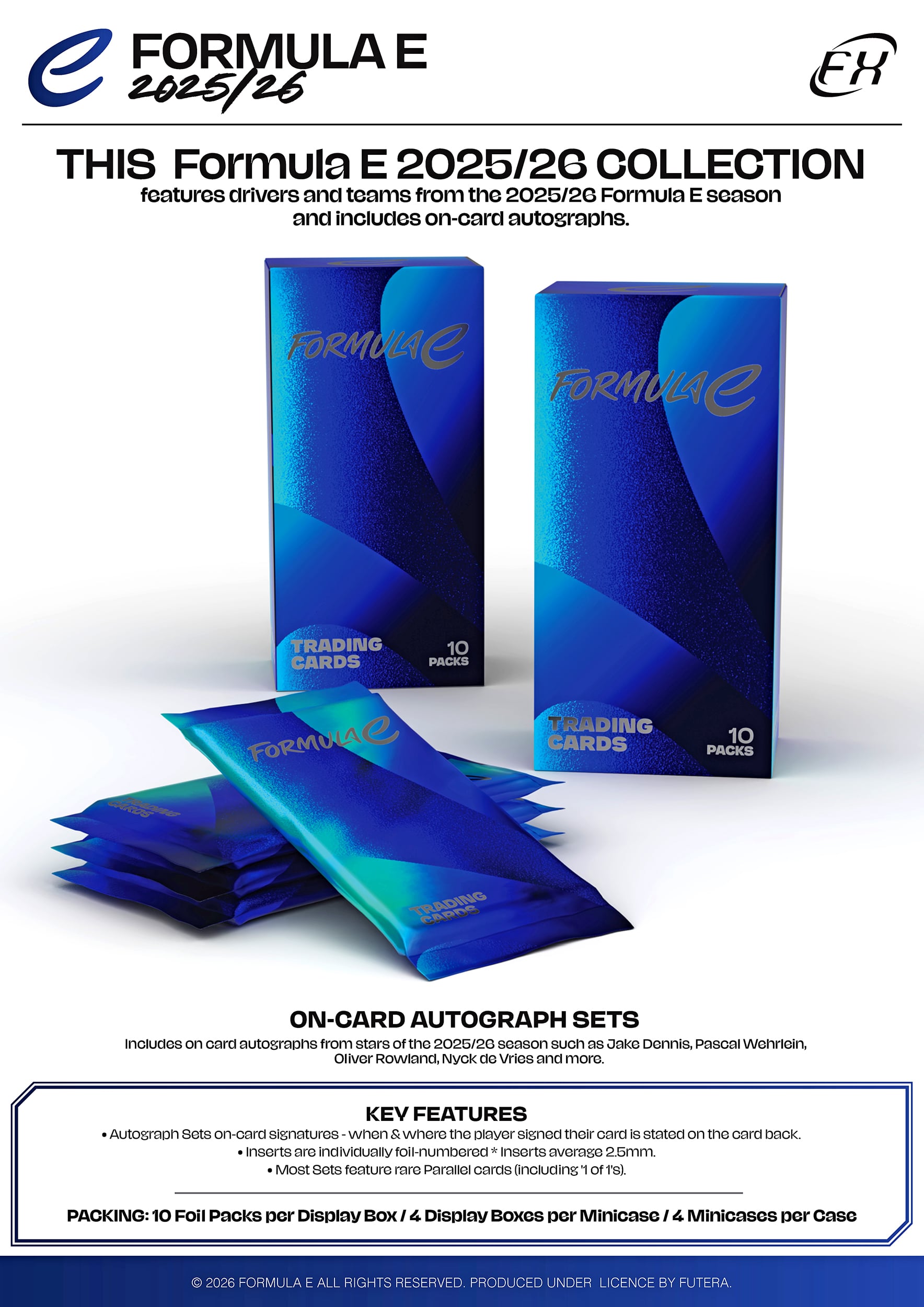 2025-26 Futera Formula E Hobby Box