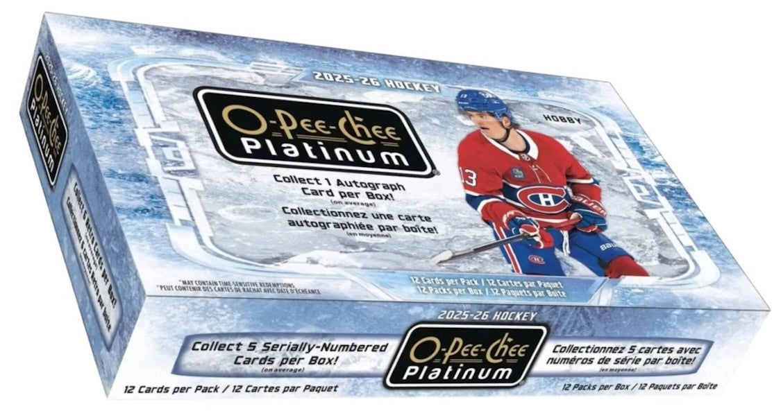 2025-26 Upper Deck O-Pee-Chee Platinum Hockey Hobby Box