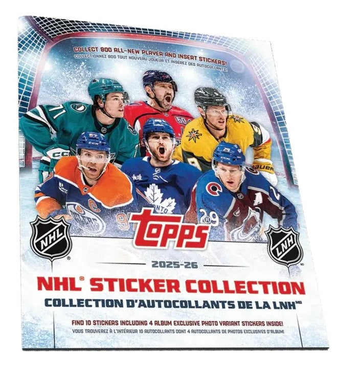 2025-26 Topps NHL Sticker Album