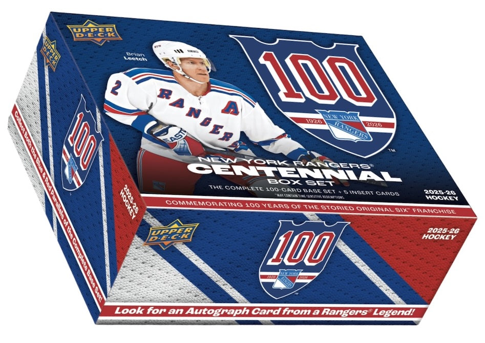 2025-26 Upper Deck New York Rangers Centennial Box Set