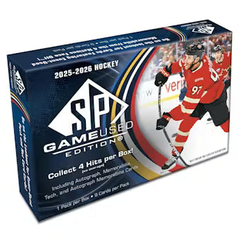 2025-26 Upper Deck SP Game Used Hockey Hobby Box