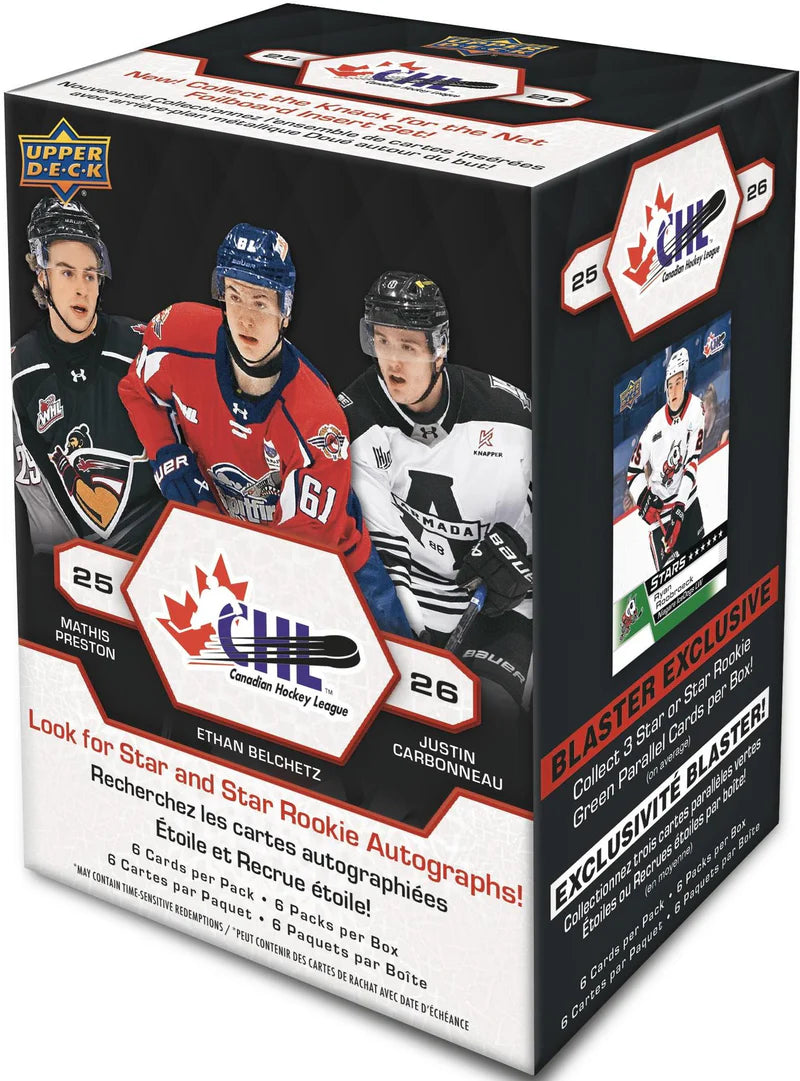 2025-26 Upper Deck CHL Blaster Box