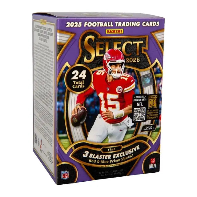 2025 Panini Select Football Blaster Box (Red & Blue Prizms)