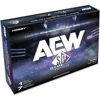 2025 Upper Deck AEW SP Game Used Hobby Box