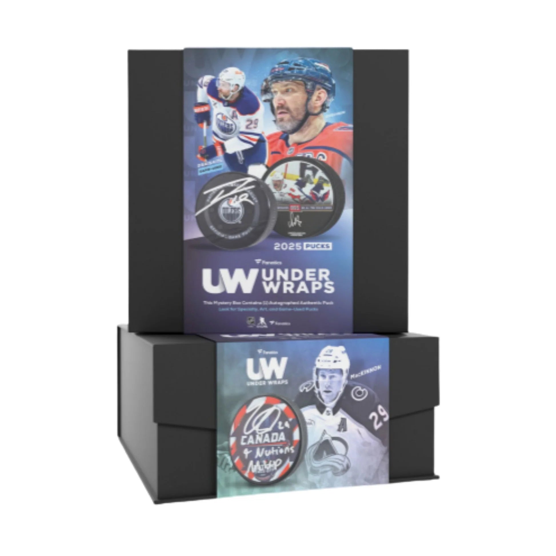 2025-26 Fanatics Under Wraps Mystery Autographed Hockey Puck