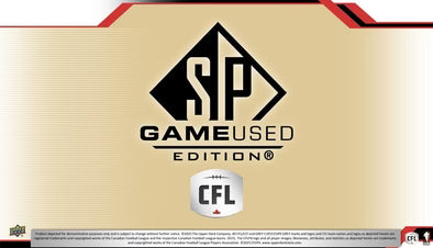 2025 Upper Deck CFL SP Game Used Hobby Box