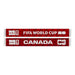 2026 FIFA World Cup Acrylic Scarf - Canada (Red)