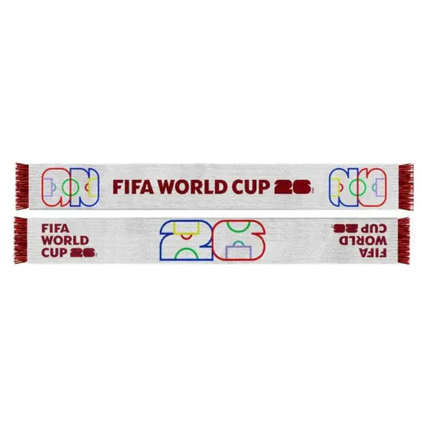 2026 FIFA World Cup Acrylic Scarf - White
