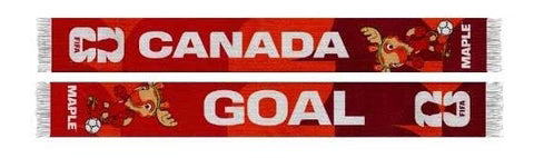 2026 FIFA World Cup Scarf - Canada Mascot (Red)