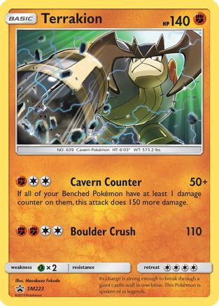 Terrakion (SM223/248) Holofoil [SM Promos] - Promo