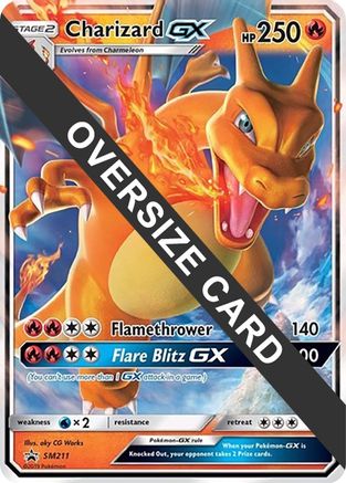 Charizard GX - SM211 (SM Black Star Promo) (SM211) Holofoil [Jumbo Cards] - Promo
