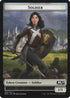 Soldier // Dinosaur Double-Sided Token (GN2-2 // 3) - Magic Game Night 2019