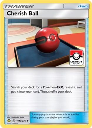Cherish Ball (League Cup) (191a/236) Reverse Holofoil [League & Championship Cards] - Promo