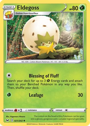 Eldegoss (021/202) [Sword & Shield Base Set] - Uncommon
