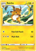 Raichu 066  - Reverse Holofoil SWSH01 Sword & Shield Base Set - Rare