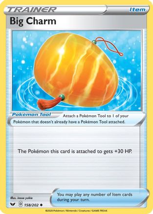 Big Charm (158/202) Reverse Holofoil [Sword & Shield Base Set] - Uncommon
