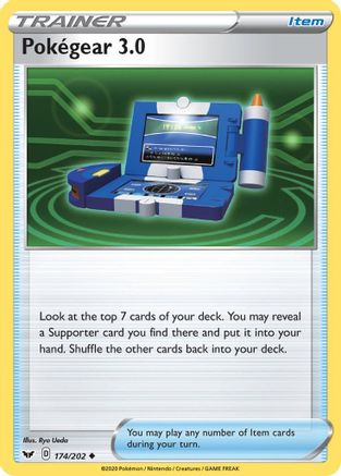 Pokegear 3.0 (174/202) Reverse Holofoil [Sword & Shield Base Set] - Uncommon