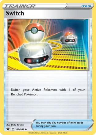 Switch (183/202) Reverse Holofoil [Sword & Shield Base Set] - Uncommon