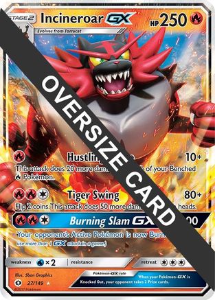 Incineroar GX (27/149) Holofoil [Jumbo Cards] - Promo