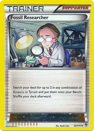 Fossil Researcher (Cosmos Holo) (092/111) Holofoil [Miscellaneous Cards & Products] - Promo