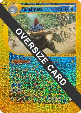 Feraligatr (Box Topper) (2/12) Reverse Holofoil [Jumbo Cards] - Promo