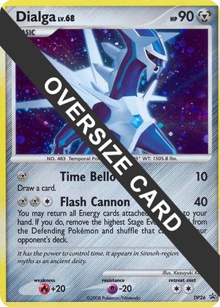 Dialga - DP26 (DP Black Star Promo) (DP26) Holofoil [Jumbo Cards] - Promo