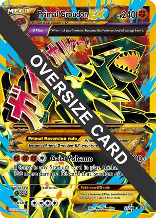 Primal Groudon EX (97/98) Holofoil [Jumbo Cards] - Promo