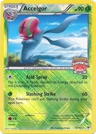 Accelgor (Championship Series) (12/101) Reverse Holofoil [League & Championship Cards] - Promo