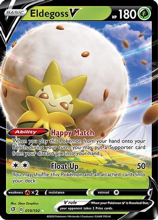 Eldegoss V (019/192) Holofoil [Rebel Clash] - Ultra Rare